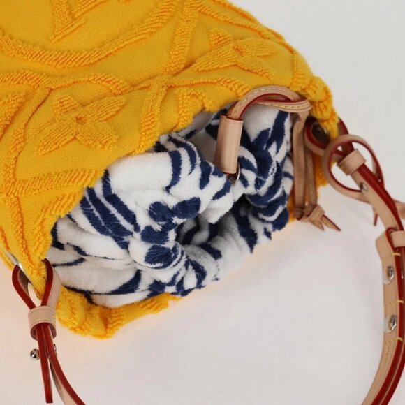 LOUIS VUITTON Bucket LV Vacation Shoulder Bag Pile Yellow M25144 LV Auth KD246SM - Picture 8 of 14
